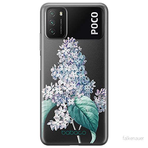 ERT GROUP mobiltelefonfodral för Xiaomi REDMI 9T/ POCO M3 originalt och officiellt licensierat Babaco mönster Flowers 024 optimalt anpassad till formen på mobiltelefonen, gedeeltelijk transparant 5905131251114
