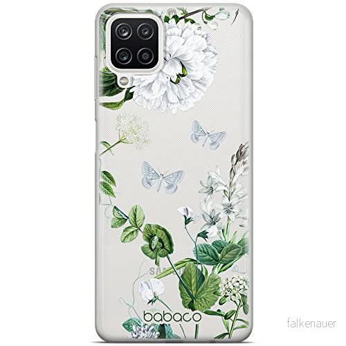 ERT GROUP mobiltelefonfodral för Samsung A12 / M12 F12 originalt och officiellt licensierat Babaco mönster Flowers 030 optimalt anpassad till formen på mobiltelefonen, gedeeltelijk transparant 5905131279026