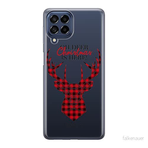 ERT GROUP mobiltelefonfodral för Samsung M53 5G originalt och officiellt licensierat Babaco mönster Winter 008 optimalt anpassad till formen på mobiltelefonen, gedeeltelijk transparant 5905511381295