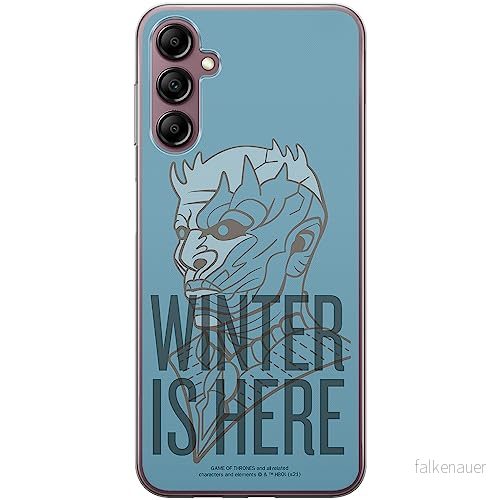 ERT GROUP mobiltelefonfodral för Samsung A14 4G/5G originalt och officiellt licensierat Game of Thrones mönster 016 optimalt anpassad till formen på mobiltelefonen, fodral tillverkad av TPU plast 5905511825027