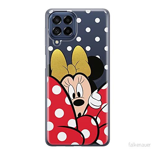 ERT GROUP mobiltelefonfodral för Samsung M33 5G originalt och officiellt licensierat Disney mönster Minnie 015 optimalt anpassad till formen på mobiltelefonen, gedeeltelijk transparant 5905511345747