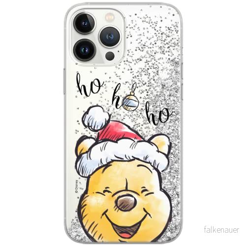 ERT GROUP mobiltelefonfodral för Apple Iphone 13 PRO MAX originalt och officiellt licensierat Disney mönster Winnie the Pooh and friends 022, med glitter overflow effekt 5904805763465