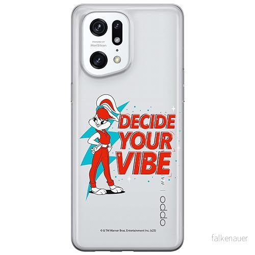 ERT GROUP mobiltelefonfodral för Oppo FIND X5 PRO originalt och officiellt licensierat Looney Tunes mönster Lola 007 optimalt anpassad till formen på mobiltelefonen, gedeeltelijk transparant 5905795070069