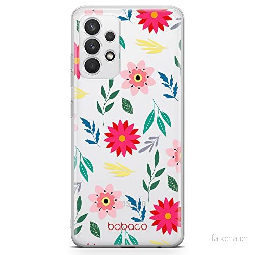 ERT GROUP mobiltelefonfodral för Samsung A32 4G LTE originalt och officiellt licensierat Babaco mönster Flowers 010 optimalt anpassad till formen på mobiltelefonen, gedeeltelijk transparant 5903932588040