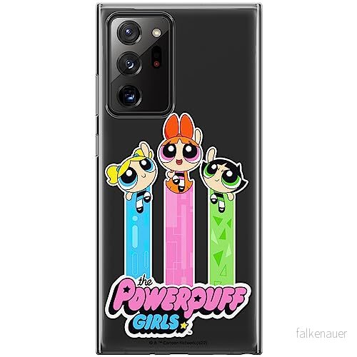ERT GROUP mobiltelefonfodral för Samsung GALAXY NOTE 20 ULTRA originalt och officiellt licensierat The Powerpuff Girls mönster 030, gedeeltelijk transparant 5905511974725
