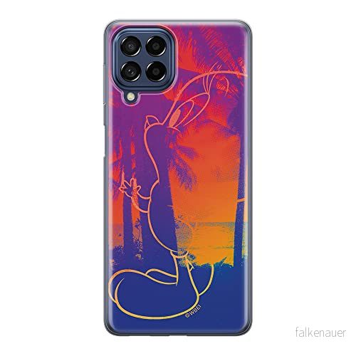 ERT GROUP mobiltelefonfodral för Samsung M33 5G originalt och officiellt licensierat Looney Tunes mönster Tweety 007 optimalt anpassad till formen på mobiltelefonen, fodral tillverkad av TPU plast 5905511340988