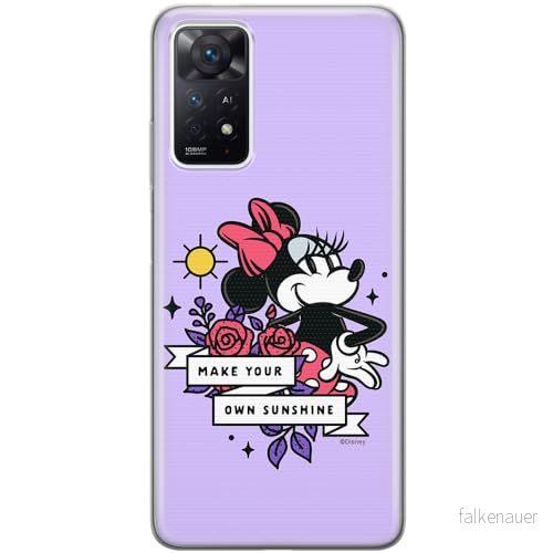 ERT GROUP mobiltelefonfodral för Xiaomi REDMI NOTE 11 PRO 5G/ 4G originalt och officiellt licensierat Disney mönster Minnie 073, fodral tillverkad av TPU plast 5905795025588