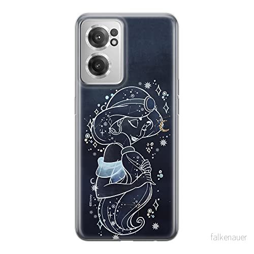 ERT GROUP mobiltelefonfodral för Oneplus NORD CE 2 originalt och officiellt licensierat Disney mönster Jasmine 008 optimalt anpassad till formen på mobiltelefonen, fodral tillverkad av TPU plast 5905511296353