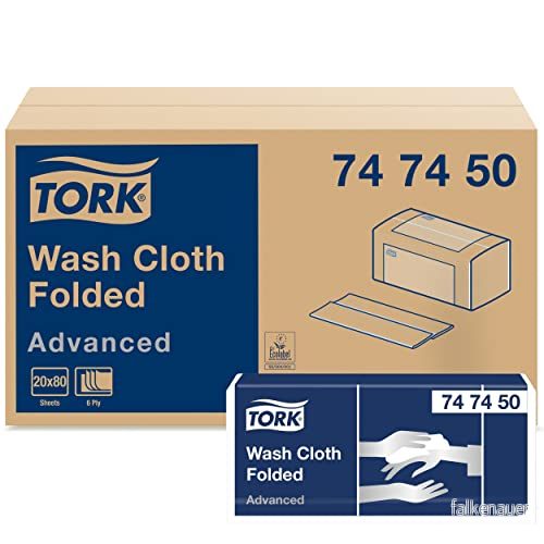 Tork Tvättlapp Advanced, 6 lagers vit 1600/fp 7322540001754 Tork Tvättlapp Advanced, 6 lagers vit 1600/fp 7322540001754