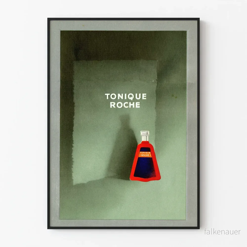 Vintage affisch Tonique Roche - Minimalist väggdekoration