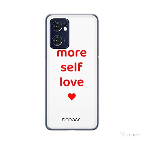ERT GROUP mobiltelefonfodral för Oppo RENO 7 5G originalt och officiellt licensierat Babaco mönster More self love 001 optimalt anpassad till formen på mobiltelefonen, fodral tillverkad av TPU plast 5905511312800