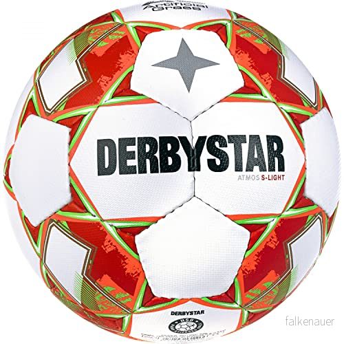 Derbystar Unisex ungdomar Atmos S-Light AG v23 fotboll, vit orange, 3 4030793131113