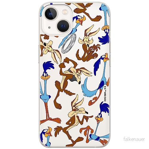 ERT GROUP mobiltelefonfodral för Iphone 13 originalt och officiellt licensierat Looney Tunes mönster 021 optimalt anpassad till formen på mobiltelefonen, gedeeltelijk transparant 5905511682163