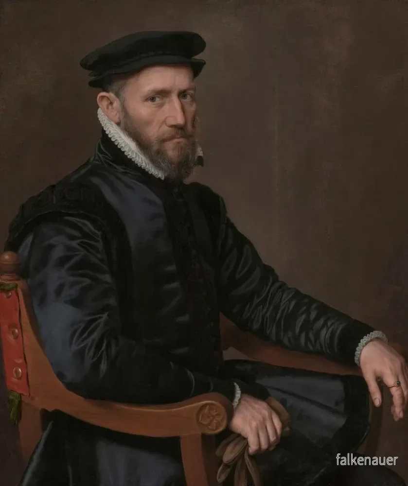 Målning av Sir Thomas Gresham - Antonis Mor | Konsttryck - Bild 2