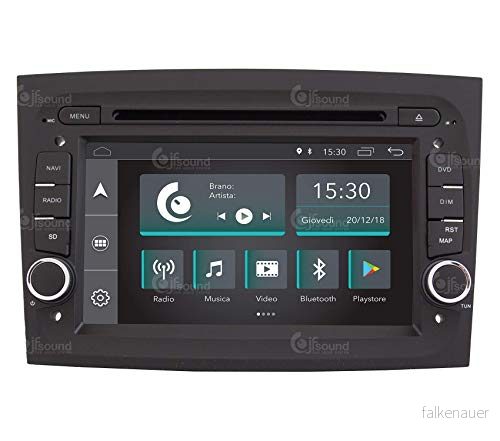 Costum Fit Bilradio för Fiat Doblò Android GPS Bluetooth WiFi USB Full HD Touchscreen Display 7" Easyconnect 8059307170116