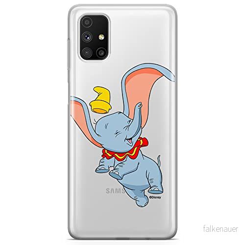 ERT GROUP mobiltelefonfodral för Samsung M51 originalt och officiellt licensierat Disney mönster Dumbo 015 optimalt anpassad till formen på mobiltelefonen, gedeeltelijk transparant 5905131183057