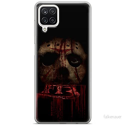 ERT GROUP mobiltelefonfodral för Samsung A12 / M12 F12 originalt och officiellt licensierat Horror mönster Friday the 13th 013 anpassad till formen på mobiltelefonen, fodral tillverkad av TPU plast 5905511110703