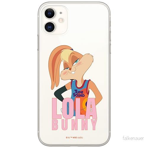 ERT GROUP mobiltelefonfodral för Iphone 11 originalt och officiellt licensierat Looney Tunes mönster Space Jam 021 optimalt anpassad till formen på mobiltelefonen, gedeeltelijk transparant 5905511053833