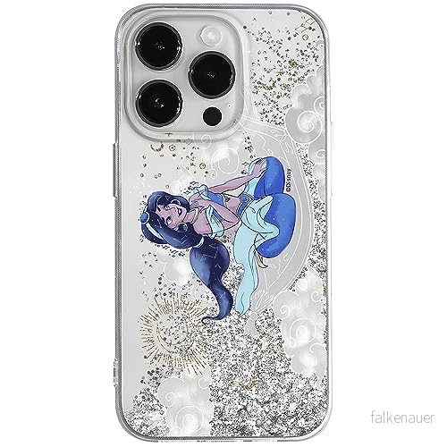 ERT GROUP mobiltelefonfodral för Apple Iphone 14 PRO MAX originalt och officiellt licensierat Disney mönster Jasmine 006 optimalt anpassad till formen på mobiltelefonen, med glitter overflow effekt 5905511592394