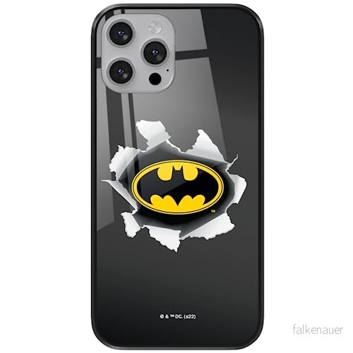 ERT GROUP mobiltelefonfodral för Apple Iphone 13 PRO MAX originalt och officiellt licensierat DC mönster Batman 059 tillverkad av härdat glas, skyddsfodral 5905131536969