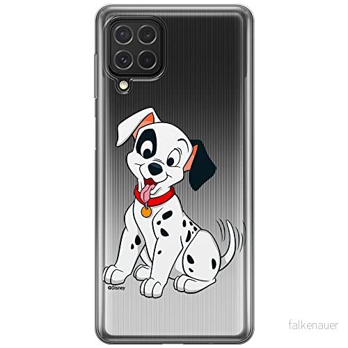 ERT GROUP mobiltelefonfodral för Samsung F62 / M62 originalt och officiellt licensierat Disney mönster Dalmatian 006 Vit optimalt anpassad till formen på mobiltelefonen, gedeeltelijk transparant 5904805886546