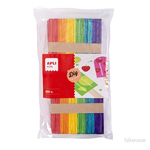 APLI 17453 Trästolpar i olika färger 500 u 8410782174530