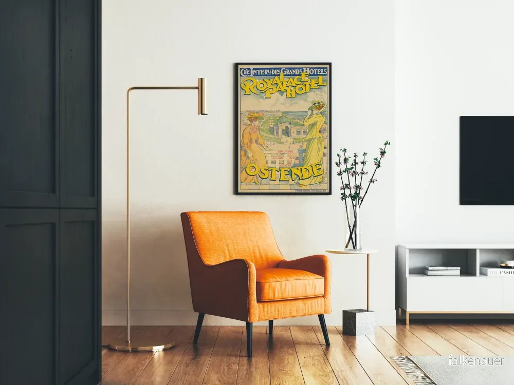 Vintageposter av Royal Palace Hotel Ostende - Bild 2