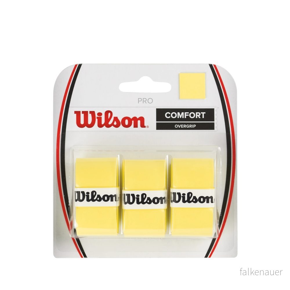 Wilson Pro Overgrip 3 Pack Yellow 887768146726