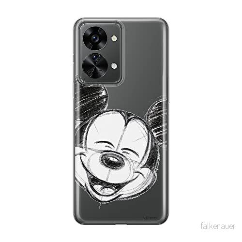 ERT GROUP mobiltelefonfodral för Oneplus NORD 2T 5G originalt och officiellt licensierat Disney mönster Mickey 016 optimalt anpassad till formen på mobiltelefonen, gedeeltelijk transparant 5905511264840