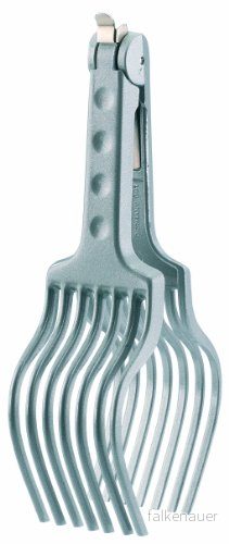 Westmark trancherhållare med gångjärnslås, gjuten aluminium, Tranchetta, Silver, 63002260 4004094630064