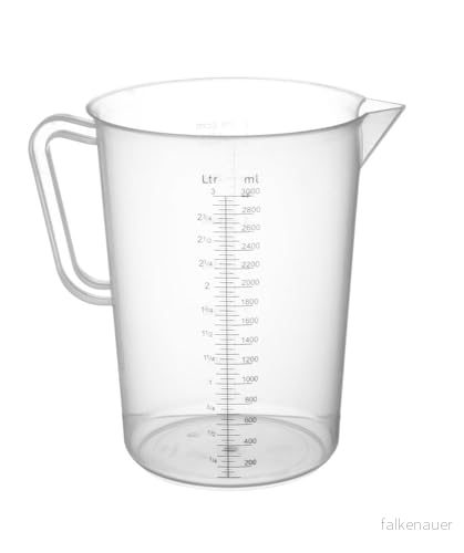 Polypropylen Mätkanna, 3L, 160mm x 240mm 8711369567401