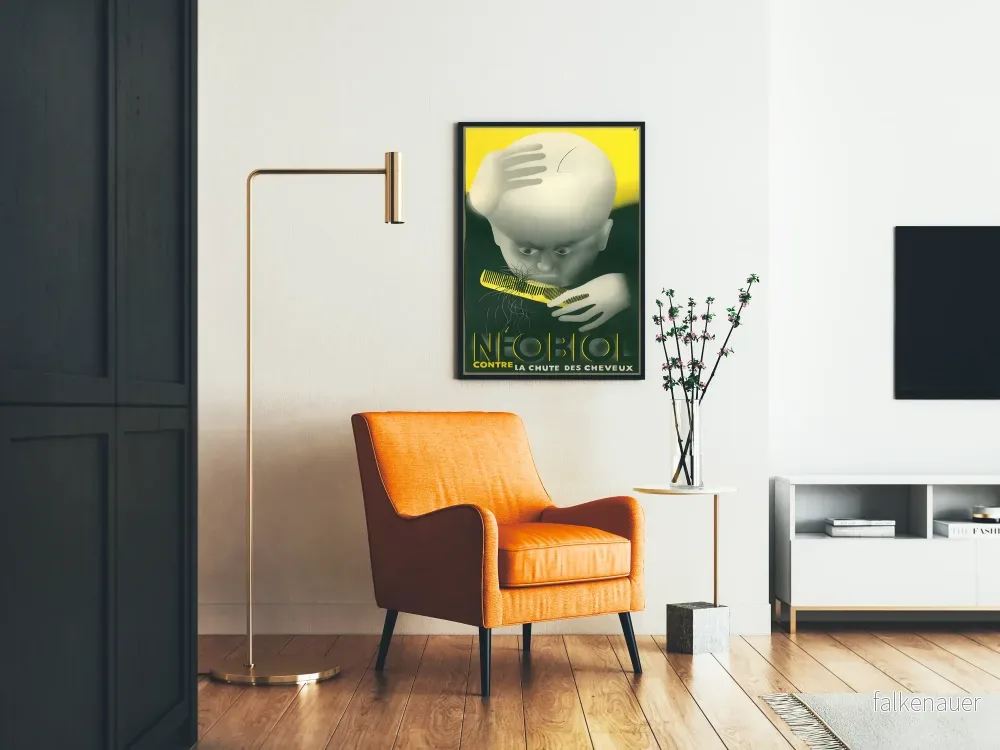 Vintageposter Neobiol mot håravfall - Bild 2