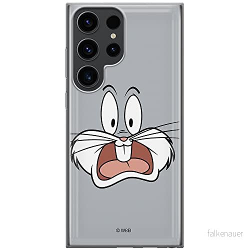 ERT GROUP mobiltelefonfodral för Samsung S23 ULTRA originalt och officiellt licensierat Looney Tunes mönster Bugs 009 optimalt anpassad till formen på mobiltelefonen, fodral tillverkad av TPU plast 5905511465438