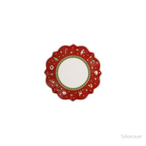Villeroy & Boch Toy's Delight Cake Plate ø 17 cm Red 4003686219670