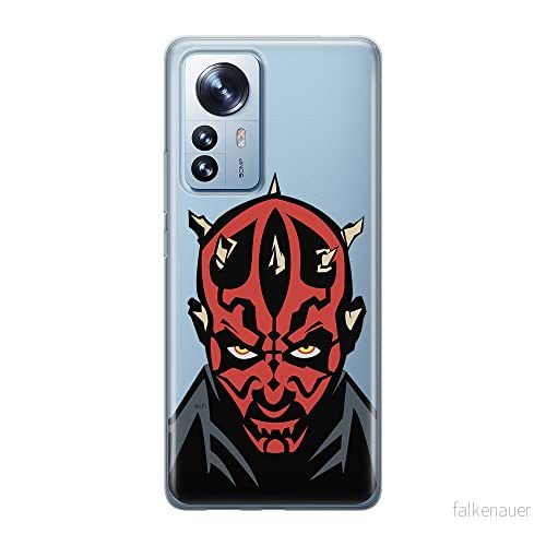 ERT GROUP mobiltelefonfodral för Xiaomi 12 PRO originalt och officiellt licensierat Star Wars mönster Darth Maul 004 optimalt anpassad till formen på mobiltelefonen, gedeeltelijk transparant 5905511524371