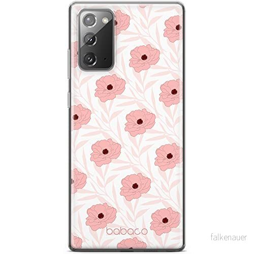ERT GROUP mobiltelefonfodral för Samsung GALAXY NOTE 20 originalt och officiellt licensierat Babaco mönster Flowers 017 optimalt anpassad till formen på mobiltelefonen, fodral tillverkad av TPU plast 5903932627251