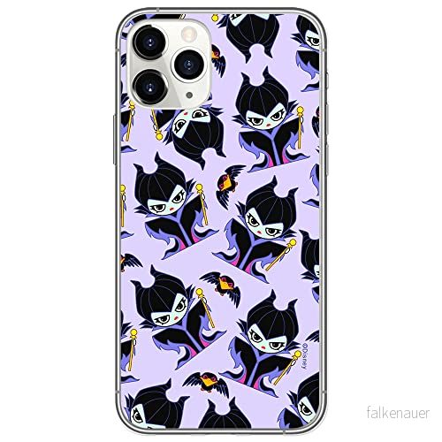 ERT GROUP mobiltelefonfodral för Iphone 11 PRO MAX originalt och officiellt licensierat Disney mönster Maleficent 004 optimalt anpassad till formen på mobiltelefonen, fodral tillverkad av TPU plast 5905131485953