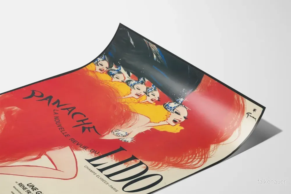 Poster Panache La Nouvelle Revue du Lido - Chic Väggdekoration - Bild 3
