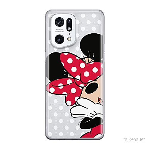 ERT GROUP mobiltelefonfodral för Oppo FIND X5 PRO originalt och officiellt licensierat Disney mönster Minnie 003 optimalt anpassad till formen på mobiltelefonen, gedeeltelijk transparant 5905511404918