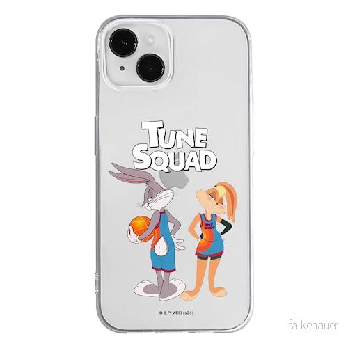 ERT GROUP mobiltelefonfodral för Iphone 14 PLUS originalt och officiellt licensierat Looney Tunes mönster Space Jam 022 optimalt anpassad till formen på mobiltelefonen, gedeeltelijk transparant 5905511063474