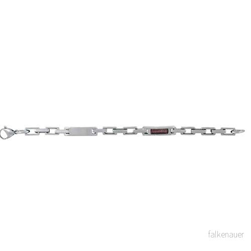 31/0082 Phebus herrarmband rostfritt stål kabel mesh, fyrkantig, 21,5 cm, kaffebrun 3662758015063 31/0082 Phebus herrarmband rostfritt stål kabel mesh, fyrkantig, 21,5 cm, kaffebrun 3662758015063