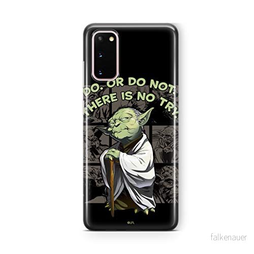 ERT GROUP mobiltelefonfodral för Samsung S20 / S11E originalt och officiellt licensierat Star Wars mönster Yoda 007 Vit optimalt anpassad till formen på mobiltelefonen, fodral tillverkad av TPU plast 5903537530987