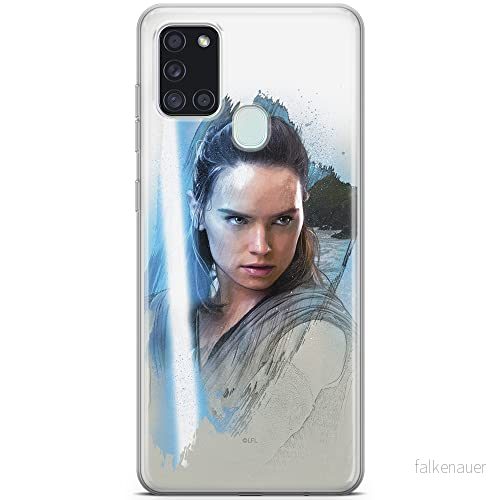 ERT GROUP mobiltelefonfodral för Samsung A21s originalt och officiellt licensierat Star Wars mönster Rey 001 optimalt anpassad till formen på mobiltelefonen, fodral tillverkad av TPU plast 5903040266694