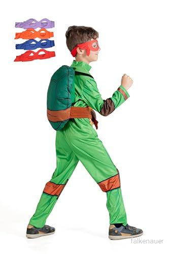 Ciao 11810.5 7 Ninja Turtle dräkt, 5 år 8026196118109