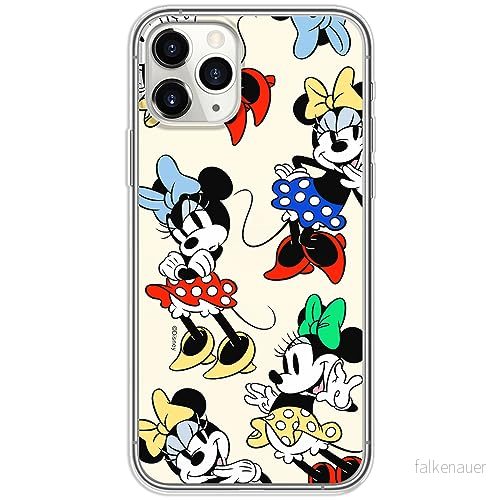 ERT GROUP mobiltelefonfodral för Iphone 11 PRO MAX originalt och officiellt licensierat Disney mönster Minnie 076 optimalt anpassad till formen på mobiltelefonen, fodral tillverkad av TPU plast 5905795027995