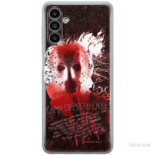 ERT GROUP mobiltelefonfodral för Samsung A13 5G/A04S originalt och officiellt licensierat Horror mönster Friday the 13th 016 anpassad till formen på mobiltelefonen, fodral tillverkad av TPU plast 5905511118471