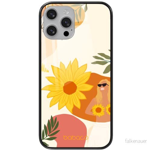 ERT GROUP mobiltelefonfodral för Apple Iphone 7 PLUS/ 8 PLUS originalt och officiellt licensierat Babaco mönster Flowers 015 tillverkad av härdat glas, anpassat till mobilens form, skyddsfodral 5903932620597