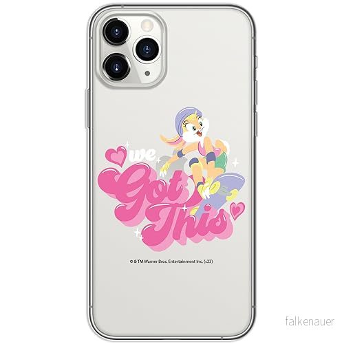ERT GROUP mobiltelefonfodral för Iphone 11 PRO originalt och officiellt licensierat Looney Tunes mönster Lola 004 optimalt anpassad till formen på mobiltelefonen, gedeeltelijk transparant 5905795065300