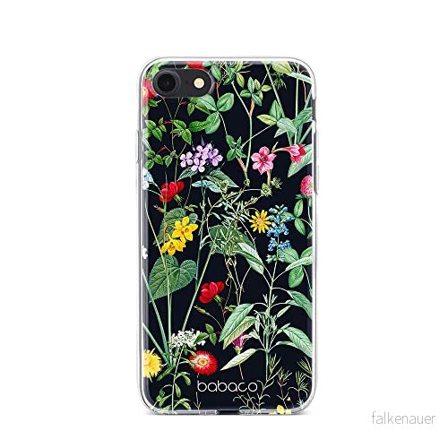 ERT GROUP mobiltelefonfodral för Iphone 7/8/ SE 2/ 3 originalt och officiellt licensierat Babaco mönster Flowers 041 optimalt anpassad till formen på mobiltelefonen, fodral tillverkad av TPU plast 5905131311955