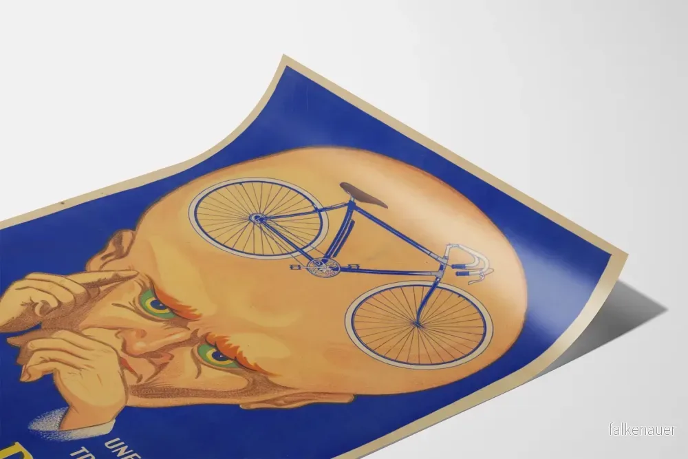 Vintageposter Le Vélo Dixi - Retro Väggdekoration - Bild 3